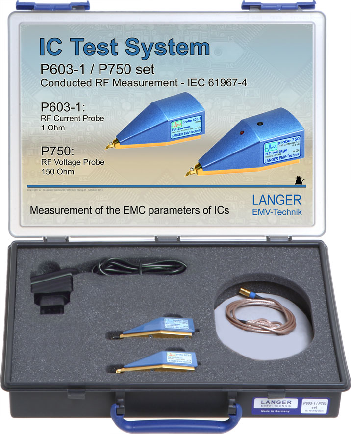P603-1 / P750 set, 基于IEC61967-4标准的传导发射测量
